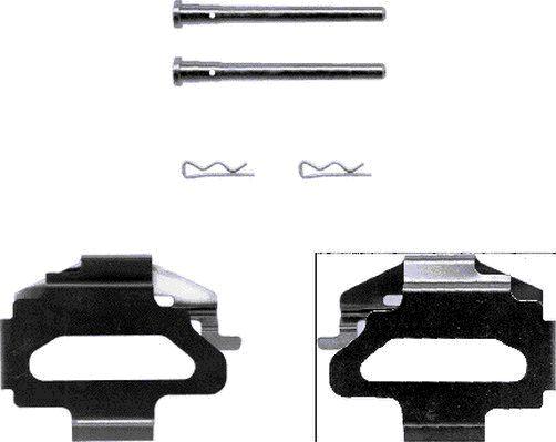 HELLA 8DZ 355 202-381 - Kit accessori, Pastiglia freno www.autoricambit.com