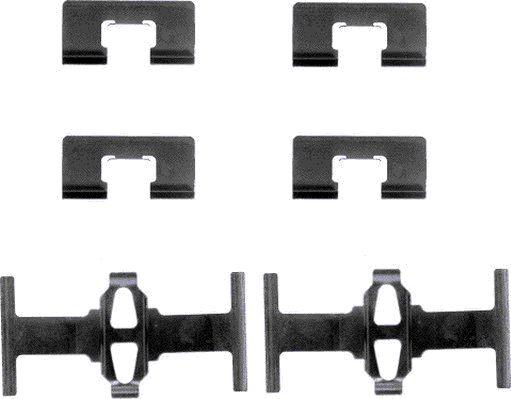 HELLA 8DZ 355 202-271 - Kit accessori, Pastiglia freno www.autoricambit.com