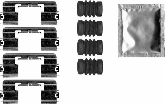 HELLA 8DZ 355 207-311 - Kit accessori, Pastiglia freno www.autoricambit.com