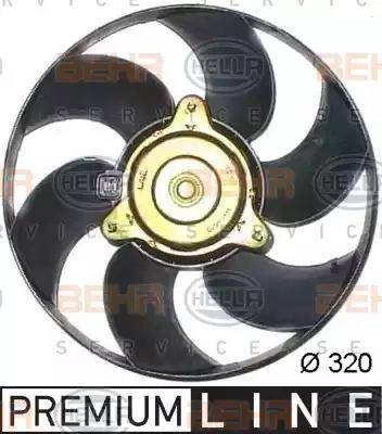 HELLA 8EW 351 044-121 - Ventola, Raffreddamento motore www.autoricambit.com