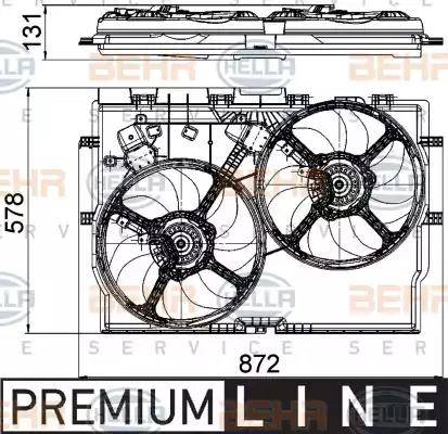 HELLA 8EW 351 041-441 - Ventola, Raffreddamento motore www.autoricambit.com