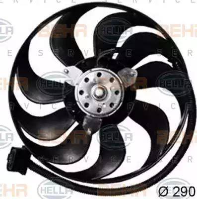 HELLA 8EW 351 043-571 - Ventola, Raffreddamento motore www.autoricambit.com