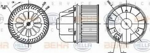 HELLA 8EW 351 000-361 - Ventilatore abitacolo www.autoricambit.com