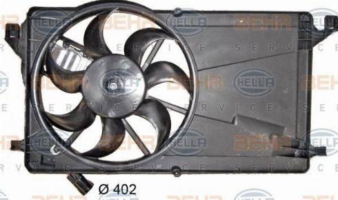 HELLA 8EW 351 150-424 - Ventola, Raffreddamento motore www.autoricambit.com