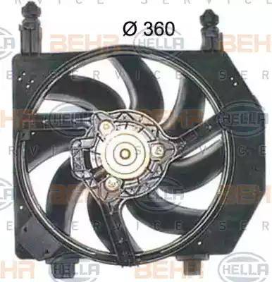 HELLA 8EW 351 150-264 - Ventola, Raffreddamento motore www.autoricambit.com