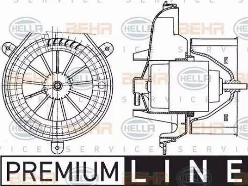 HELLA 8EW 351 303-321 - Ventilatore abitacolo www.autoricambit.com