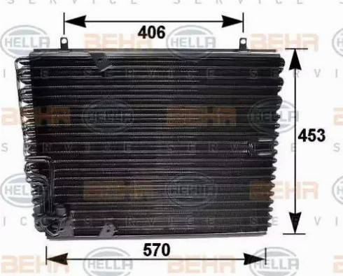 HELLA 8FC 351 035-041 - Condensatore, Climatizzatore www.autoricambit.com