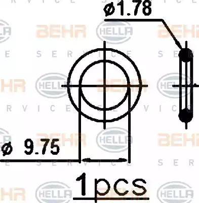 HELLA 8FC 351 301-751 - Condensatore, Climatizzatore www.autoricambit.com