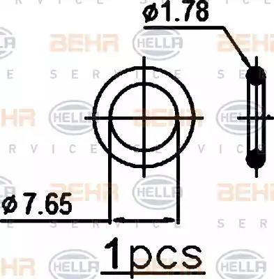 HELLA 8FC 351 301-751 - Condensatore, Climatizzatore www.autoricambit.com