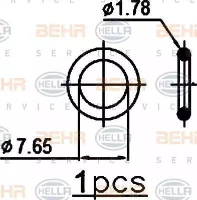 HELLA 8FC 351 302-371 - Condensatore, Climatizzatore www.autoricambit.com