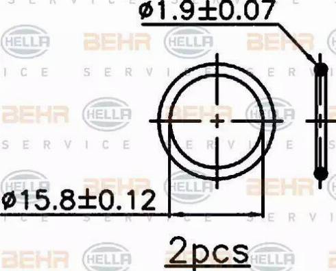 HELLA 8FC 351 318-361 - Condensatore, Climatizzatore www.autoricambit.com