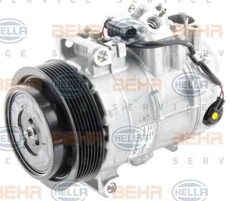 HELLA 8FK 351 006-451 - Compressore, Climatizzatore www.autoricambit.com