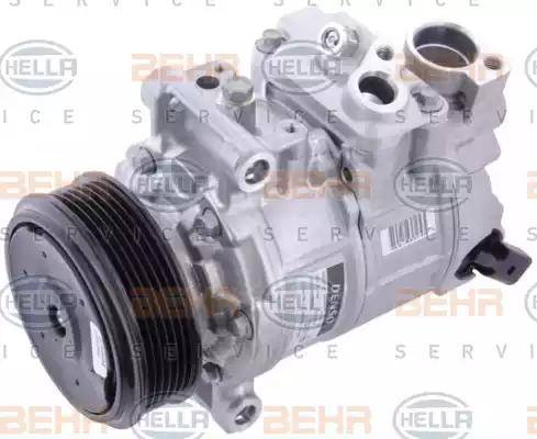 HELLA 8FK 351 114-301 - Compressore, Climatizzatore www.autoricambit.com