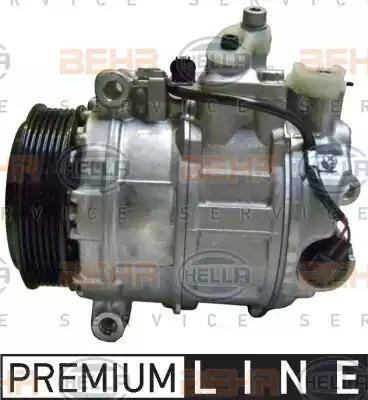 HELLA 8FK 351 114-371 - Compressore, Climatizzatore www.autoricambit.com