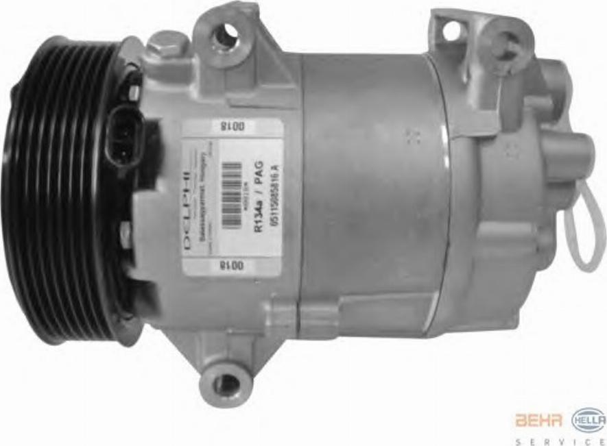 HELLA 8FK351135051 - Compressore, Climatizzatore www.autoricambit.com