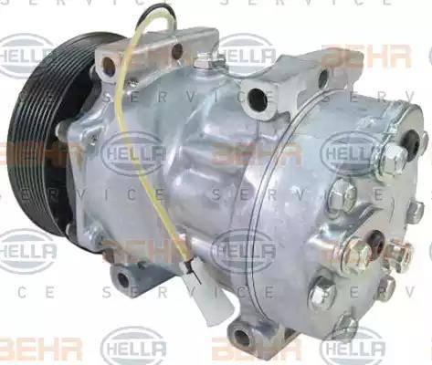 HELLA 8FK 351 132-671 - Compressore, Climatizzatore www.autoricambit.com