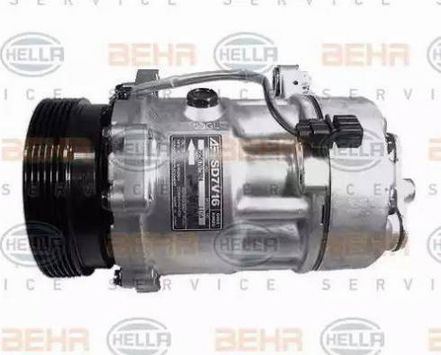 HELLA 8FK 351 127-341 - Compressore, Climatizzatore www.autoricambit.com