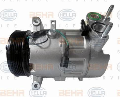 HELLA 8FK 351 341-581 - Compressore, Climatizzatore www.autoricambit.com