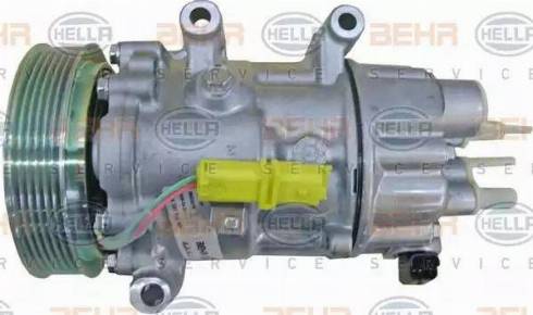 HELLA 8FK 351 316-391 - Compressore, Climatizzatore www.autoricambit.com