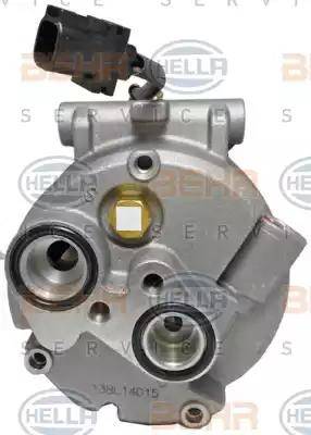 HELLA 8FK 351 334-551 - Compressore, Climatizzatore www.autoricambit.com