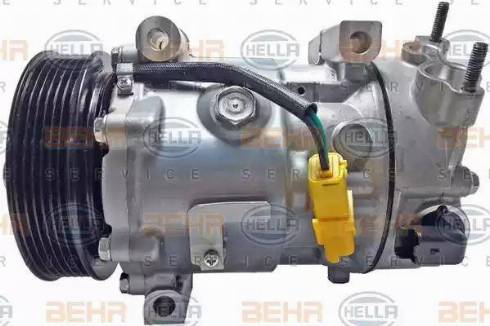 HELLA 8FK 351 334-671 - Compressore, Climatizzatore www.autoricambit.com