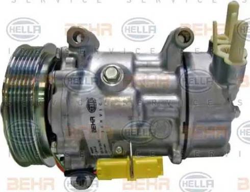 HELLA 8FK 351 334-161 - Compressore, Climatizzatore www.autoricambit.com