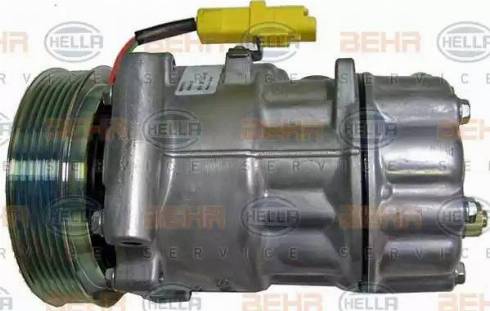 HELLA 8FK 351 334-161 - Compressore, Climatizzatore www.autoricambit.com