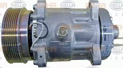 HELLA 8FK 351 334-381 - Compressore, Climatizzatore www.autoricambit.com