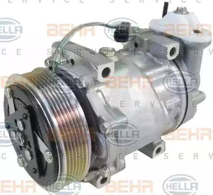 HELLA 8FK 351 334-291 - Compressore, Climatizzatore www.autoricambit.com