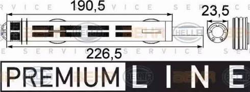 HELLA 8FT 351 197-291 - Essiccatore, Climatizzatore www.autoricambit.com