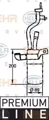 HELLA 8FT 351 335-091 - Essiccatore, Climatizzatore www.autoricambit.com