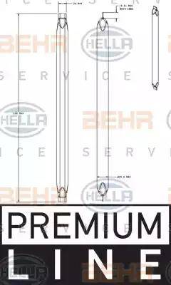 HELLA 8FT 351 335-301 - Essiccatore, Climatizzatore www.autoricambit.com