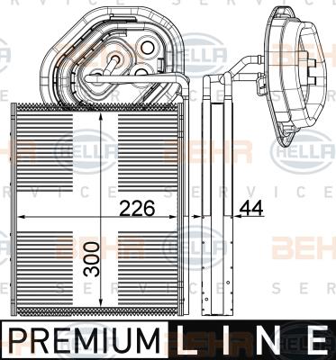 HELLA 8FV 351 003-571 - Evaporatore, Climatizzatore www.autoricambit.com