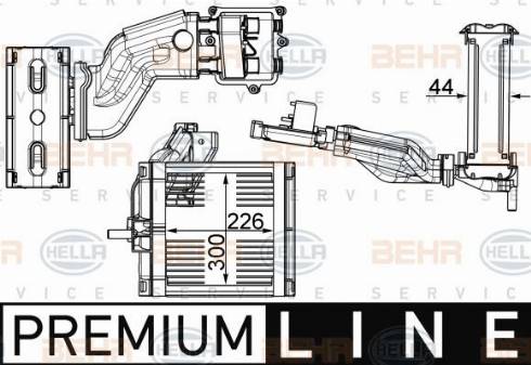 HELLA 8FV 351 003-601 - Evaporatore, Climatizzatore www.autoricambit.com