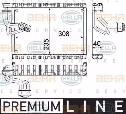 HELLA 8FV 351 330-681 - Evaporatore, Climatizzatore www.autoricambit.com