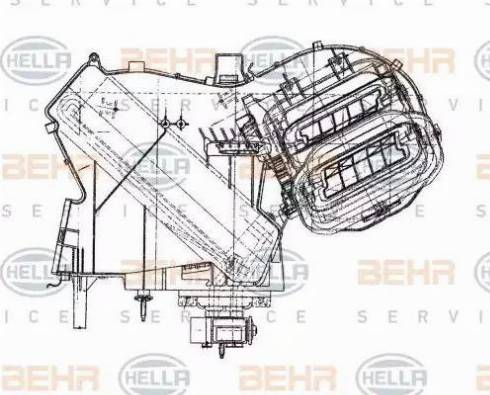 HELLA 8FV 351 330-001 - Evaporatore, Climatizzatore www.autoricambit.com