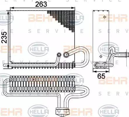 HELLA 8FV 351 330-271 - Evaporatore, Climatizzatore www.autoricambit.com