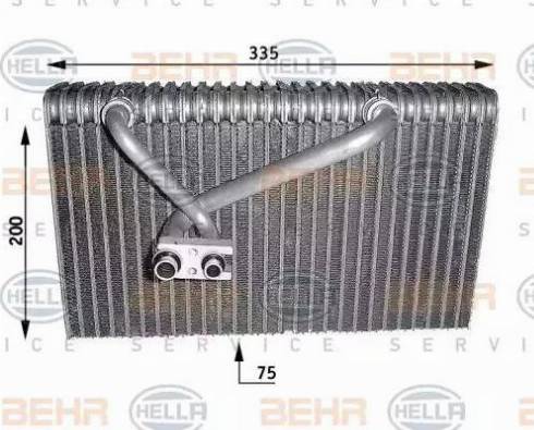 HELLA 8FV 351 210-671 - Evaporatore, Climatizzatore www.autoricambit.com