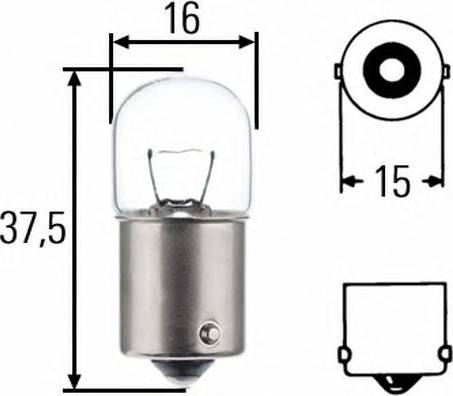 HELLA 8GA 002 071-244 - Lampadina www.autoricambit.com