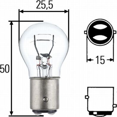 HELLA 8GD 002 078-123 - Lampadina, Indicatore direzione www.autoricambit.com