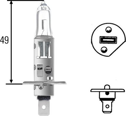 HELLA 8GH 002 089-153 - Lampadina, Faro principale www.autoricambit.com