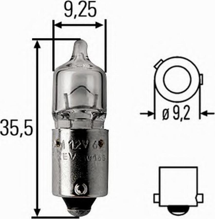 HELLA 8GH 007 643-171 - Lampadina, Indicatore direzione www.autoricambit.com