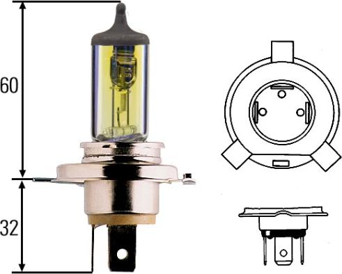 HELLA 8GJ 002 525-341 - Lampadina, Faro principale www.autoricambit.com