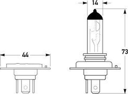 HELLA 8GJ 002 525-254 - Lampadina, Faro principale www.autoricambit.com