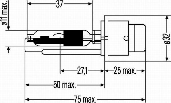 HELLA 8GS 007 001-197 - Lampadina www.autoricambit.com