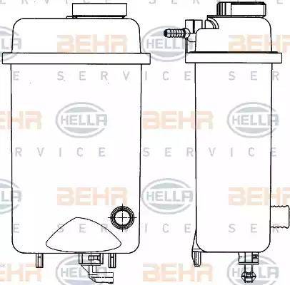 HELLA 8MA 376 705-431 - Serbatoio compensazione, Refrigerante www.autoricambit.com