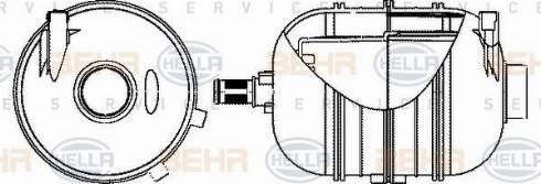 HELLA 8MA 376 702-324 - Serbatoio compensazione, Refrigerante www.autoricambit.com