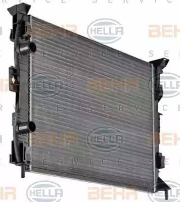 HELLA 8MK 376 781-131 - Radiatore, Raffreddamento motore www.autoricambit.com