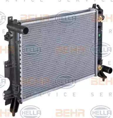 HELLA 8MK 376 720-531 - Radiatore, Raffreddamento motore www.autoricambit.com