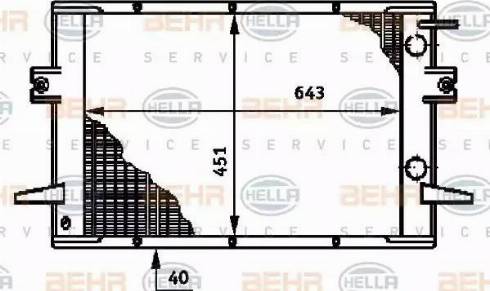 HELLA 8MK 376 720-631 - Radiatore, Raffreddamento motore www.autoricambit.com